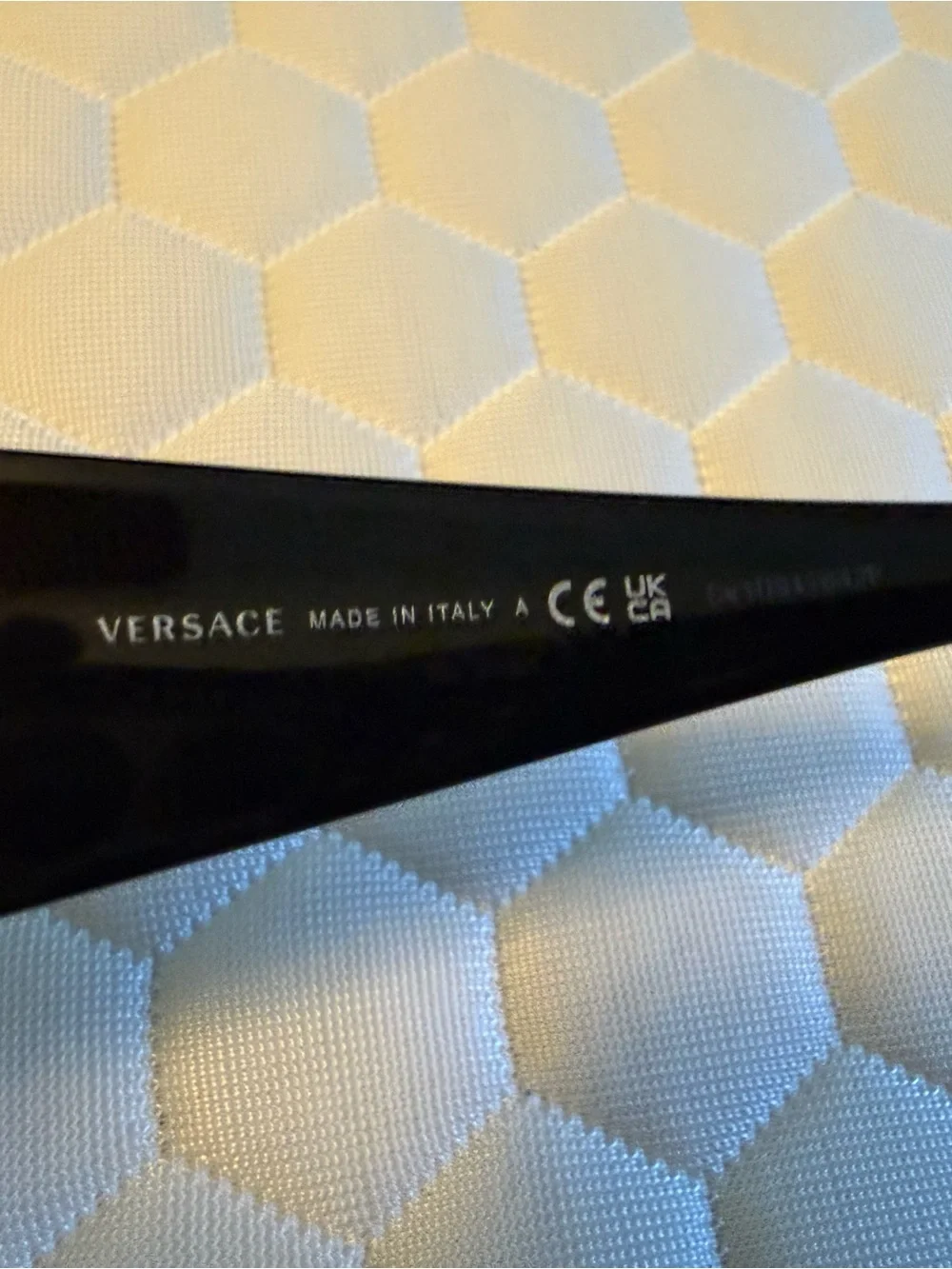 Versace Gold and Black Men's Polarized Sunglasses